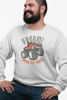 

Angemiel Wear Monster Truck Monster Truck White Men 'S Sweatshirt