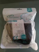 Mascarilla FFP2 de 5 capas, máscara CE FPP2, FPP2, reutilizable, color blanco y negro, certificado fpp2, 100 Uds.