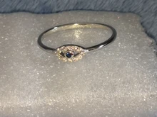 Kaletine-Anillo de Plata de Ley 925 con diseño de ojo malvado para hombre y mujer, sortija, plata esterlina, Circonia cúbica azul, rosa amarilla, joyería de compromiso, regalos del anillo