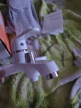 Bathtub Faucet Shower-Set Waterfall Accoona Classic Brass Lacquered A6366 Colorful