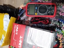 UNI-T-multímetro Digital UNI T, valores eficaces verdaderos UT890C UT890D + rango Manual AC DC, probador de temperatura de capacitancia, retroiluminación