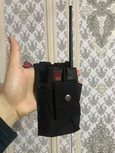 Funda táctica para walkie-talkie CQC 1000D, cinturón de cintura, bolsa para Radio Molle