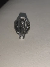 Anillo Vintage Chapado en plata para mamás egipcia, anillo sencillo Retro de tamaño con personalidad, Junta ajustable, joyería de regalo