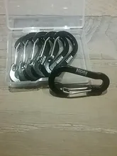 Carabiner-Clips Acessories Multi-Tool Cc1-Steel Small Booms Fishing Outdoor Camping 6pcs