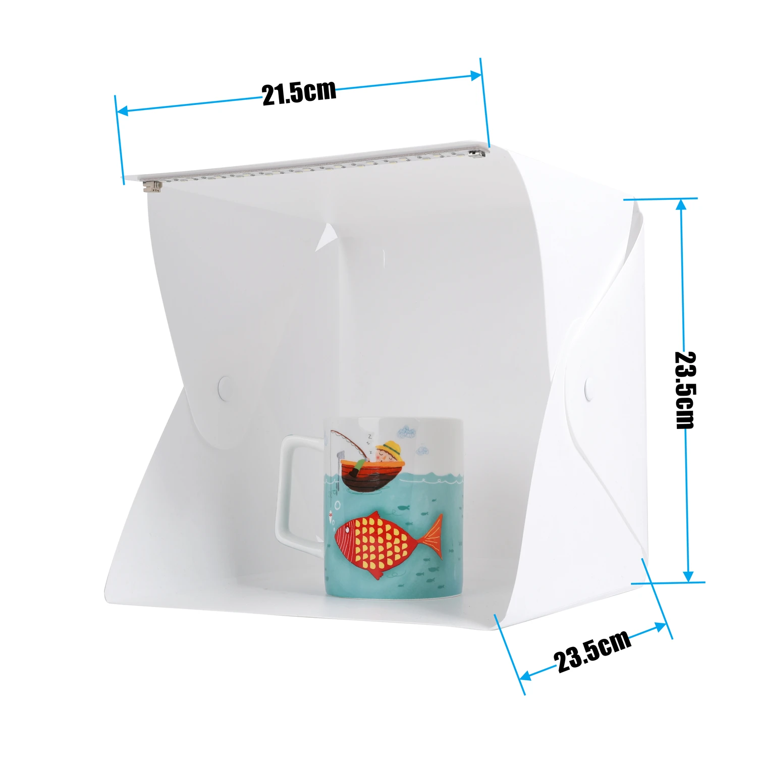Photo Studio Tent Mini Foldable Photography Studio Portable Light Box Kit with LED Light Tent Adjustable Brightness LED an