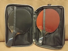 KOKUTAKU-raqueta de ping pong ITTF profesional, 4/5/6 estrellas, raqueta de tenis de mesa de carbono, conjunto de remo de murciélago, granos en Goma con bolsa