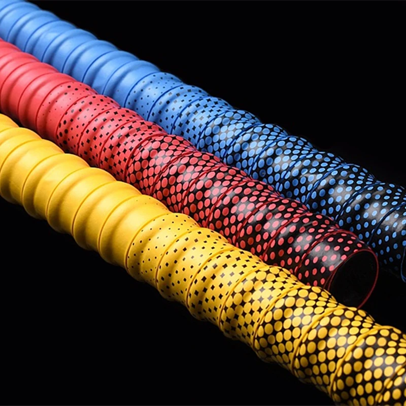 180cm Gradient Colorful Thickened Sport Fishing Rod Sweatband Anti-Slip  Sweat Tape Wraps Badminton Tennis Racket Grip Tape