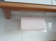 Soporte para papel de cocina de acero inoxidable, estante para inodoro, Portarrollos de papel de cocina, autoadhesivo, accesorios