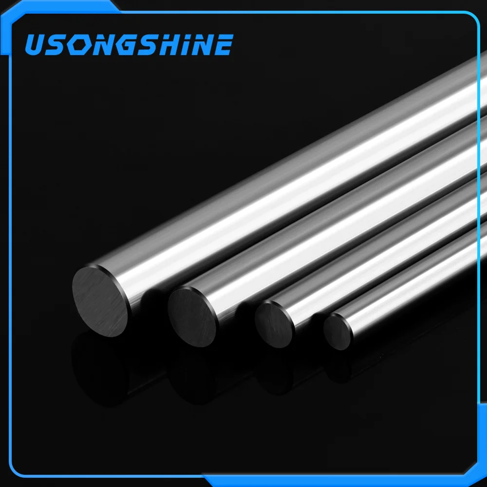 8 мм линейный вал 100 150 200 250 300 350 400 450 500 оптическая ось хромированный стержень