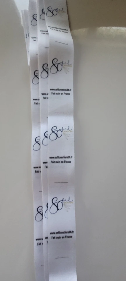Custom Sewing Labels, Care label, Organic Cotton Ribbon Labels, Personalized Brand , Logo or Text(MD3269)