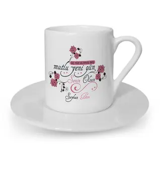 

Personalized 365 Happy New Day Turkish coffee Cup-5