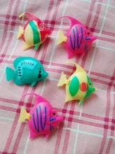 Lifelike Plastic Artificial Moving Floating Fishes Ornament Decorations for Aquarium