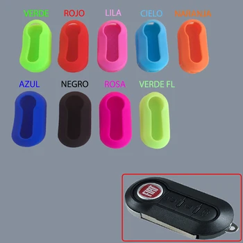 

FUNDA SILICONA para LLAVE ciave cle key Citroen Peugeot FIAT 500 BRAVO DOBLO PANDA