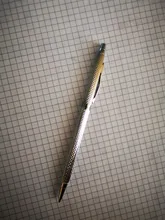 De lujo de alta calidad giro diseño de onda tinta de dibujo de METAL bolígrafo, papelería de oficina de la escuela suministros nuevos