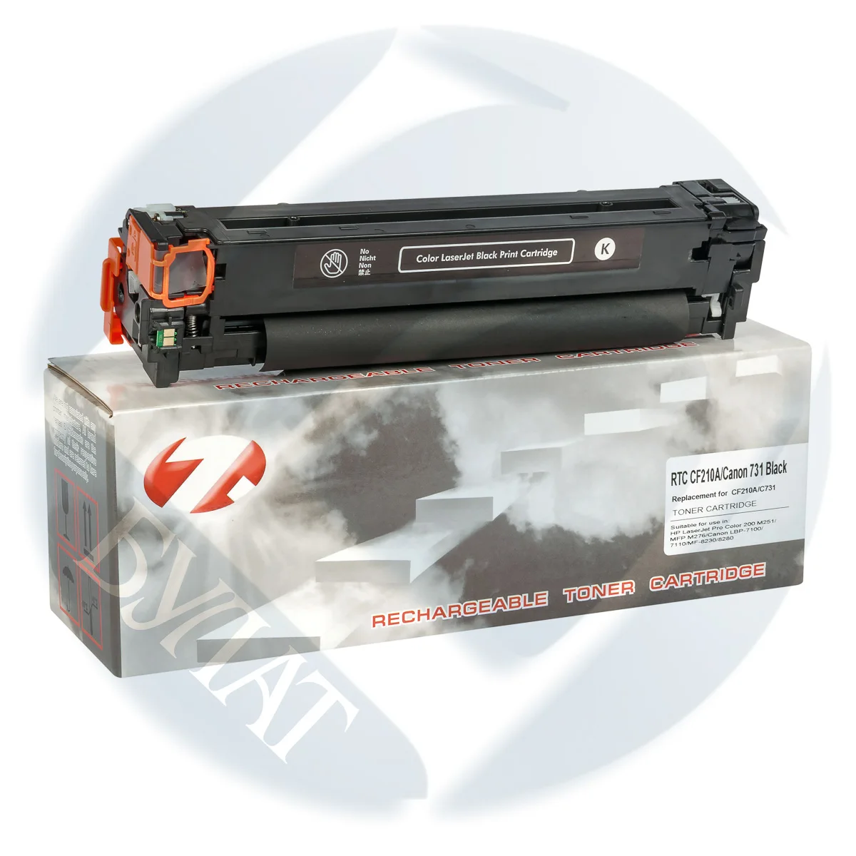 CF210A Тонер картридж HP Color LJ M251 CF-210A Black (1 6k) 7Q LaserJet Pro M276 Canon 731 | Компьютеры и офис