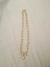 IPARAM-cadena gruesa con cierre de palanca para mujer, collares de oro con círculo entrelazado mixto, Gargantilla minimalista, joyería