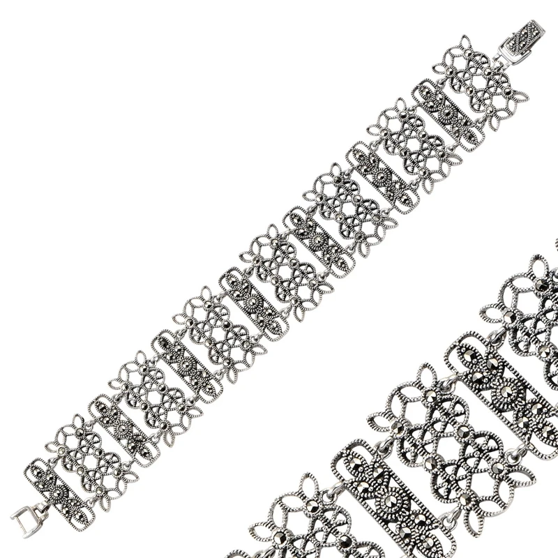 

Armagano Marcasite Cubic Zirconia bracelets Bangles