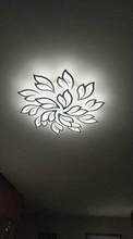 Modern LED Chandelier Light Bedroom Living-Room Ceiling Remote-Control-Function 