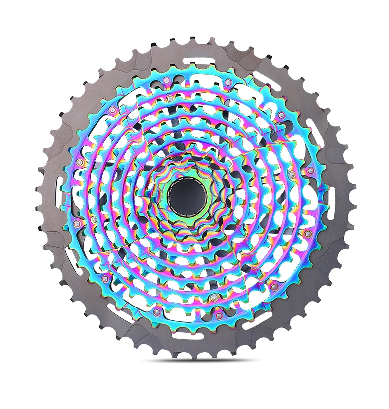 12 S 9T MTB 12 Velocidad 9-50T y 11 velocidad 9-50T XD casete de bicicleta Arco Iris acero completo bicicleta de montavena 11 S ru