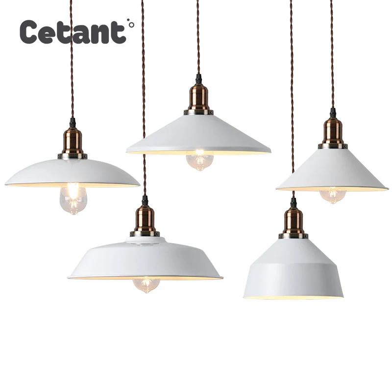 

CETANT Retro Chandelier American Loft Restaurant Corridor Bedroom LED Chandelier Indoor Lighting Creative Industrial Lights E27