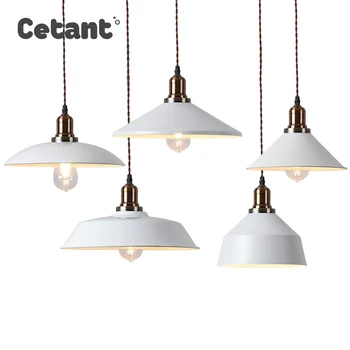 

CETANT Retro Chandelier American Loft Restaurant Corridor Bedroom LED Chandelier Indoor Lighting Creative Industrial Lights E27