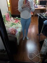 Pantalones vaqueros elásticos de cintura alta para mujer, pitillos hasta el tobillo, ajustados, con realce, color negro y azul, 2020