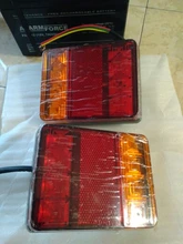 Tail-Light Trailer-Truck Rear-Parts Lamps-Pair Car Led Waterproof 12V 8 for IP65 2pcs
