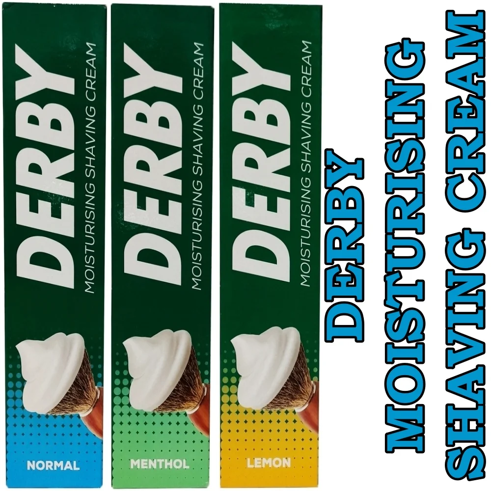 Derby Moisturising Shaving Cream Normal-Menthol-Lemon 100g
