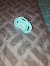 Chupetes de algodón con estampado de animales para bebé, chupetes planos y redondos de silicona de grado alimenticio, 1 Uds.