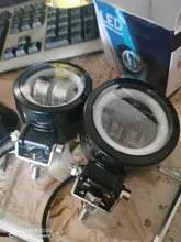 Fog-Lamp-Driving Beams Led-Headlight Halo Worklight SUV Motorcycle Jeeps ATV 12v 24v