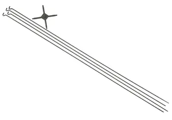 

Lift Spider for fishing. Spiderman 2 m 2 m, 4 arc and 1 star base. Φ 6.0mm, mesh for spider from capronic thread. Russia.