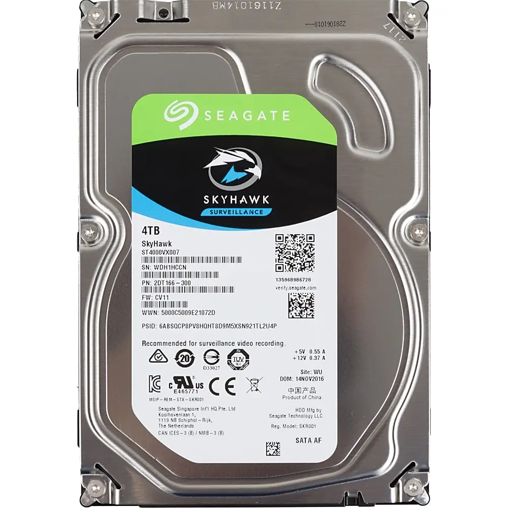 Жесткий диск Seagate Original SATA III 4 ТБ ST4000VX007 Video Skyhawk (5900 rpm) 64Mb 3 5&quot| |
