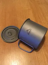 Tourist Tableware Cookware Utensils Kitchen-Equipment Travel-Cooking-Set Titanium-Cup