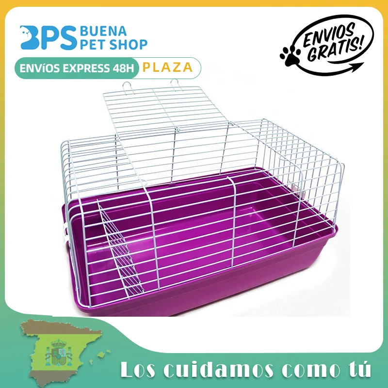 Bps Cage Rabbit Park For Rabbits Guinea Pigs Small Animals With Door Top 60x35.2x32 Cm Random