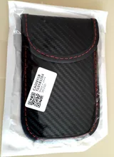 Caja bloqueadora de señal de llave de coche, Faraday Cage Fob Pouch, bolsa de bloqueo RFID sin llave