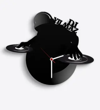 

Personalized DJ Design Wooden Wall Clock
