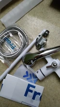 Shower Faucet Spray-Painting Bathroom-Tap Brass Frap White Outlet Body-Surface