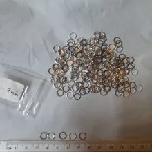 200 unids/lote 4 5 6 7 8 9 10mm saltar anillos conectores de anillos partidos para Diy joyería encontrar haciendo accesorios suministros al por mayor