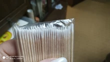 300 Uds desechables Ultra-pequeño hisopo de algodón sin pelusa Micro cepillos madera bastoncillos de algodón torundas de algodón con pegamento para extensión de pestañas quitar herramientas