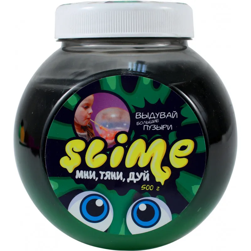 Slime &quotMega Mix&quot черный + зеленый|Пластилин| |