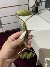 Facial-Massage-Roller Guasha-Board Face-Lift Jade-Stone Relaxation Body-Skin Double-Heads