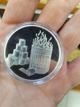 Monedas de calaveras conmemorativas para eventos, insignia de arte de la moneda conmemorativa, he superado 2020 monedas para amigos, familiares regalos creativos, 2020