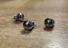 Interruptor de botón momentáneo de luz Led, pulsador eléctrico resistente al agua, 12v, 8/10/12/16/19/22mm, 220v, 24v, 3v