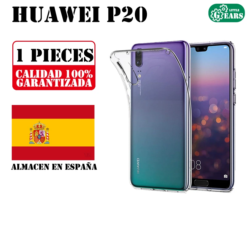 Ультратонкий прозрачный силиконовый чехол для Huawei P20 гелевый Чехол из ТПУ с