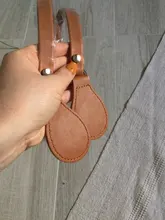 Asas planas con extremo colgante para bolso de mano, de piel sintética, extraíbles
