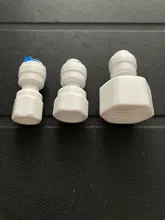 Reverse Osmosis RO Water System Fitting 1/4 3/8 Inch 8mm OD Hose Tube 1/4 1/2 3/4