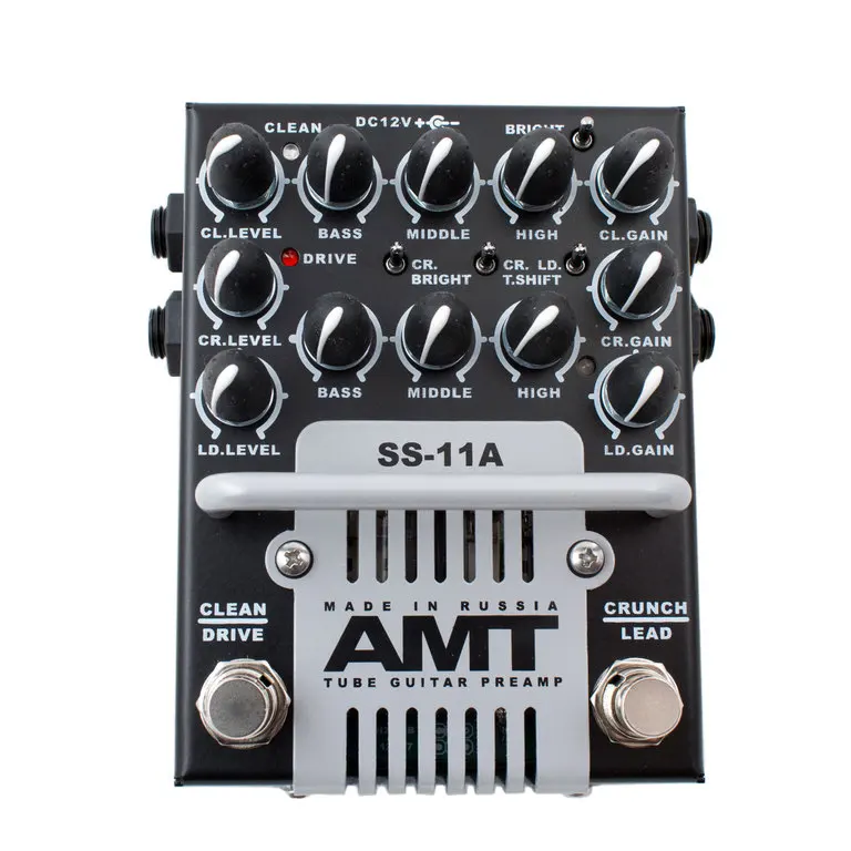 SS-11A(Classic) Ламповый гитарный предусилитель с блоком питания, AMT Electronics