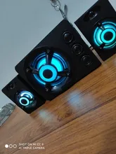 Altavoces de combinación para ordenador barra de sonido envolvente para PC y TV 2021 LED AUX USB con cable inalámbrico Bluetooth sistema de Audio para cine en casa altavoces bluetooth parlante altavoz home theater