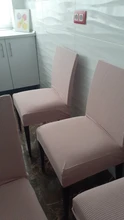 Chair-Cover Stretch Spandex Dining-Room Jacquard for 1-Pc Water-Repellent