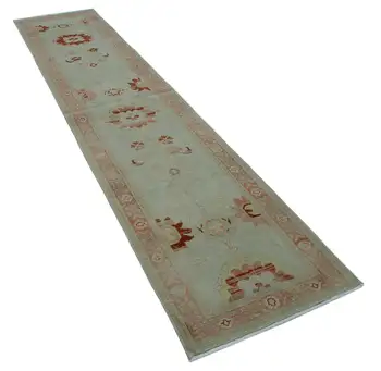 

68x306 Cm Beige Handmade Oushak Runner Rug-2x10 Ft